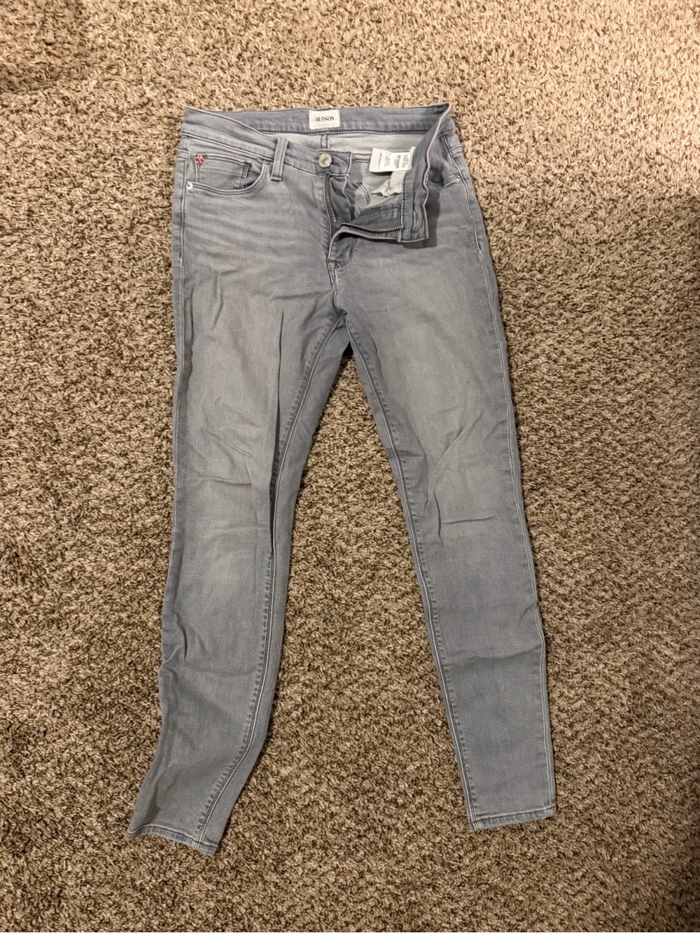 Hudson Jeans Light Gray Skinny Women’s Jeans